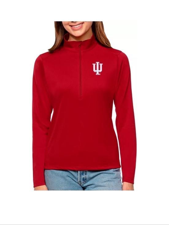 Antigua Jackets & Blazers - Indiana University Quarter-Zip Pullover